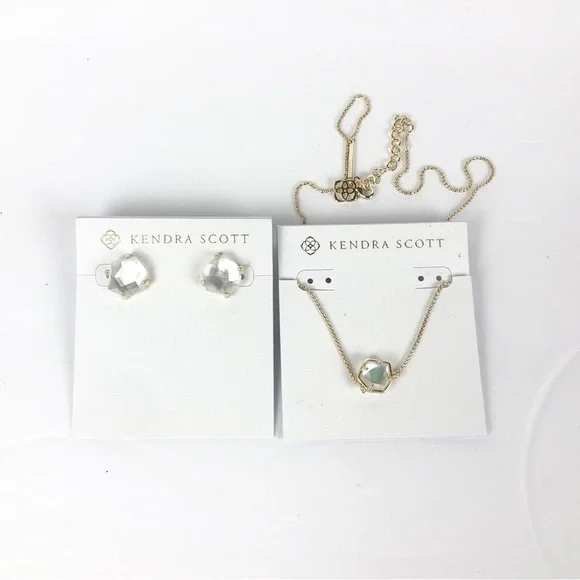 NWT Kendra Scott earrings & necklace set! - Picture 1 of 6